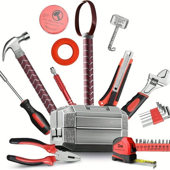 Multi-Piece Hammer Tool Set, A Multifunctional Household Repair Tool Set, Hand Tool Kit, A Unique And Novel Gift for Men'S Holidays