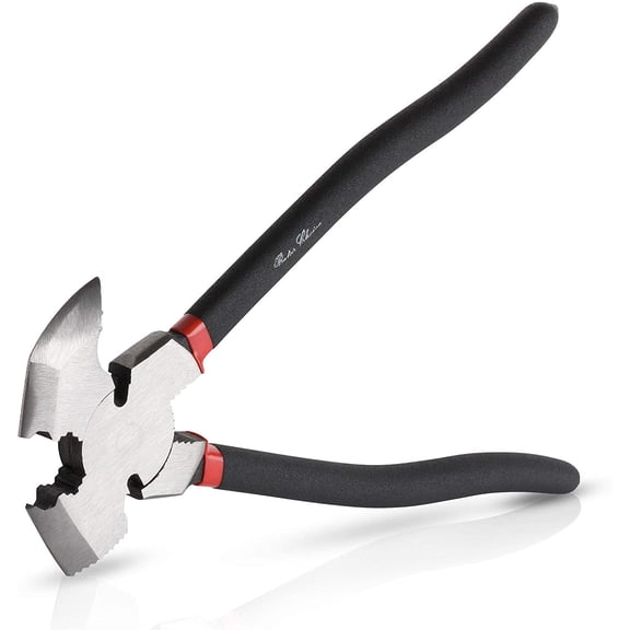 - Multi-Plier Fence Tool, 10.8", Nail & Staple Puller, Cutting Pliers | Multi Function Tool for Fence Repair Nail Removal Staple Pulling Wire Cutting Construction Carpentry Gardening Use