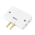 thumbnail image 1 of Multi Plug Outlet 180 Degree Adjustable with 3 Spaced Outlets Power Extension White, 1 of 1