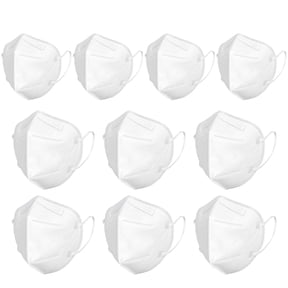 Multi Ply Disposable Face Masks , Lightweight, Breathable & Allergy,Free for Office, School, Outdoors & Work White