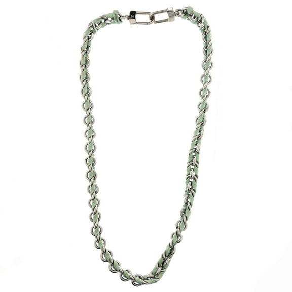 Pre-Owned Rebag Multi Pochette Accessoires Woven Chain Strap Leather and Metal By Rebag