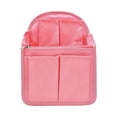thumbnail image 1 of Multi Pocket Backpack Insert Organizer Lightweight Shoulder Bag Divider Pink Tone, 1 of 4