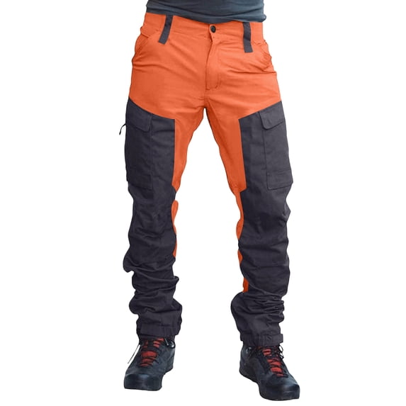 Multi-Pocket Cargo Pants for men with Side Pockets and Relaxed Fit, Durable Cargo Pants for Hiking Camping Fishing Outdoor Work Yard Tasks Weekend Adventures Gray XXXXXL