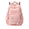 thumbnail image 1 of Multi-Pocket Casual Backpack, Large Capacity Travel Daypack, Fashion Utility Rucksack, Adjustable Strap Carry Backpack, Water Resistant Knapsack, Accessory Pouch Included Backpack, 1 of 7