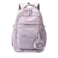 thumbnail image 1 of Multi-Pocket Casual Backpack, Large Capacity Travel Daypack, Fashion Utility Rucksack, Adjustable Strap Carry Backpack, Water Resistant Knapsack, Accessory Pouch Included Backpack, 1 of 7