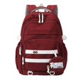 thumbnail image 1 of Multi-Pocket Casual Backpack, Large Capacity Travel Daypack, Fashion Utility Rucksack, Adjustable Strap Carry Backpack, Water Resistant Knapsack, Accessory Pouch Included Backpack, 1 of 7