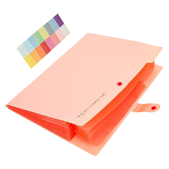 Multi-Pocket Expanding File Folder,A4 Document Organizer Bag,Waterproof Paper Storage Case,Accordion Type Portable Classification Folder for Household Office File Receipt Paper Arrangement Storage