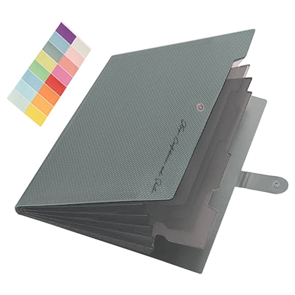 Multi-Pocket Expanding File Folder,A4 Document Organizer Bag,Waterproof Paper Storage Case,Accordion Type Portable Classification Folder for Household Office File Receipt Paper Arrangement Storage