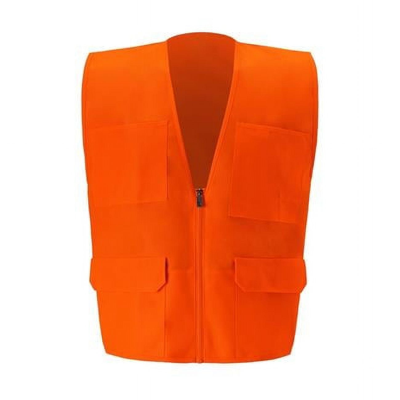 Multi-Pocket Safety Vest, Orange - 5XL