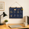 thumbnail image 1 of Multi Pocket Wall Hanging Organizer Bag,Foldable Storage Pouch for Bathroom Bedroom Kitchen,Durable Linen Style Wall Storage System,Hanging Home Organizer for Toiletries Accessories Small Items, 1 of 6