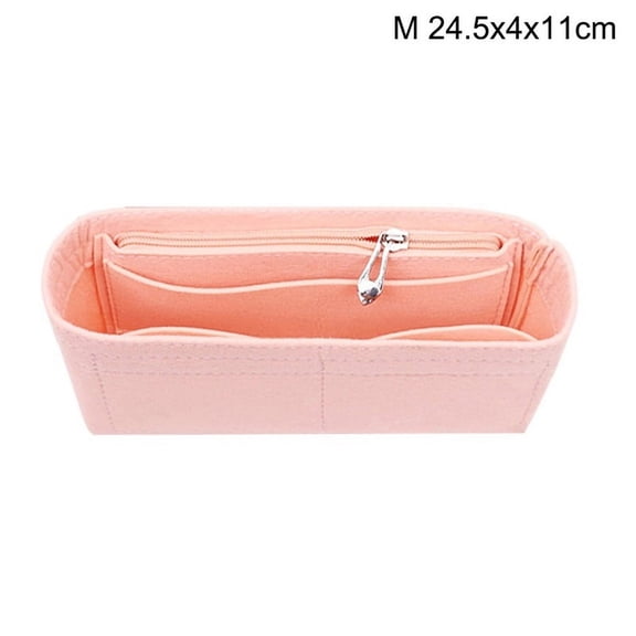 Multi-Pocket Women Insert Bag Felt Fabric Purse Handbag Organizer Bag Liner Tote