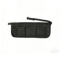 thumbnail image 1 of Multi Pockets Server Apron with Buckle, Waterproof, Multi Functional Repairman Cleaner Bib Gardener Carpenter Tool Aprons (Black), 1 of 6
