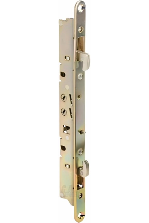Multi-Point Mortise Lock Replacement with 11-3/4" Face Plate for Sliding Patio Glass Door | Dual-Point Security with Anti-Slam Pin - 11" Hole Spacing | Fix & Repair Locking Mechanism