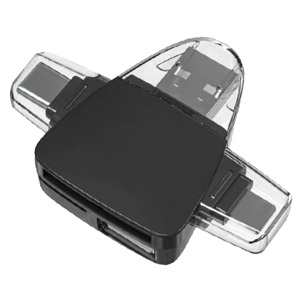 Multi Port 3 In 1 Universal Card Reader, Memory Cards Reader Multiports