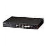 BUFFALO 16-Port Desktop/Rackmount Gigabit Green Ethernet High Power PoE Smart Switch (BS-GS2016P) - 16 x RJ-45 - Manageable - 10/100/1000Base-T, 1000Base-X - 2 x SFP Expansion Slots - 16 x 802.3af PoE