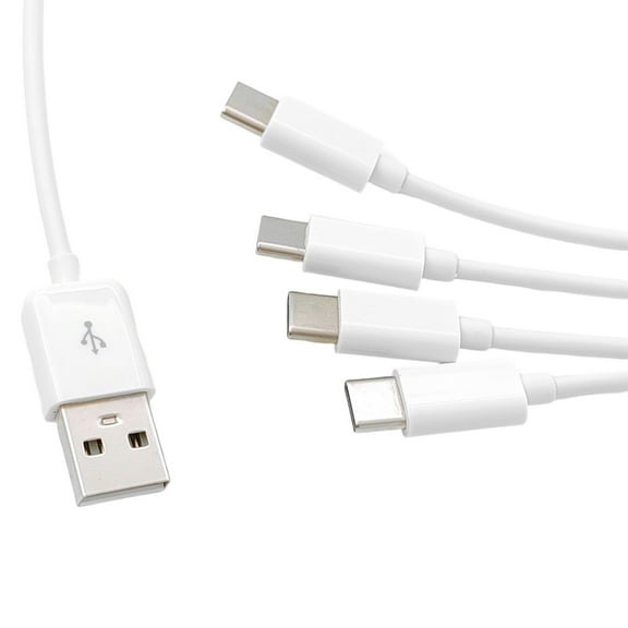 Multi Port USB C Splitter Cable 34 in 1 Type C Charging Wire for Mobile Devices