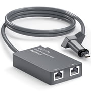 Multi Ports Starlink Ethernet Adapter for Starlink Gen 2 Wired External Network, 2 Ports Starlink Ethernet Adapter 1 to 2 [2 Devices Networked Simultaneously] - Up to 1 Gbps