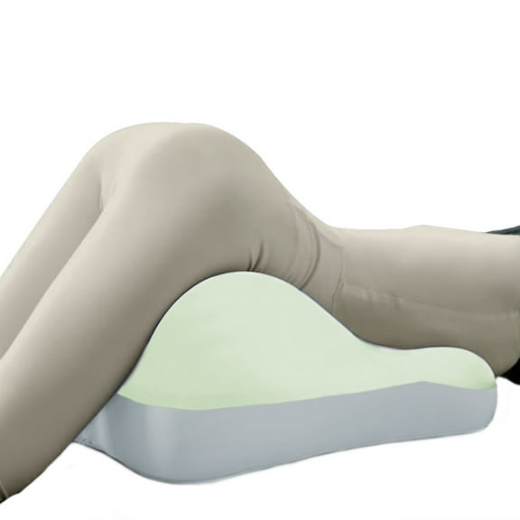 Multi-Position Wedge Pillow for Back Support,Multifunctional Positioning pad with Memory Foam can be Used for Heartburn, Acid Reflux, Back Pain, Neck Pain Relief. (Green)