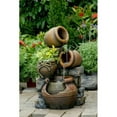 thumbnail image 1 of Multi Pots Outdoor Water Fountain With Flower Pot, 1 of 1
