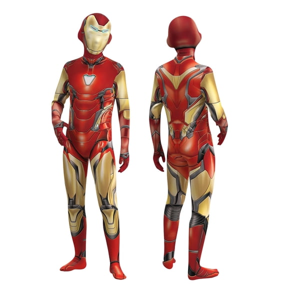 Multi Print Hero Jumpsuit Bundle, Superhero Cosplay Suits, Superhero Cosplay, Multi Pattern Full Body Stretch Zentai Costume Assorted Printed Hero Bodysuit With Integrated Full Face Mask, 130