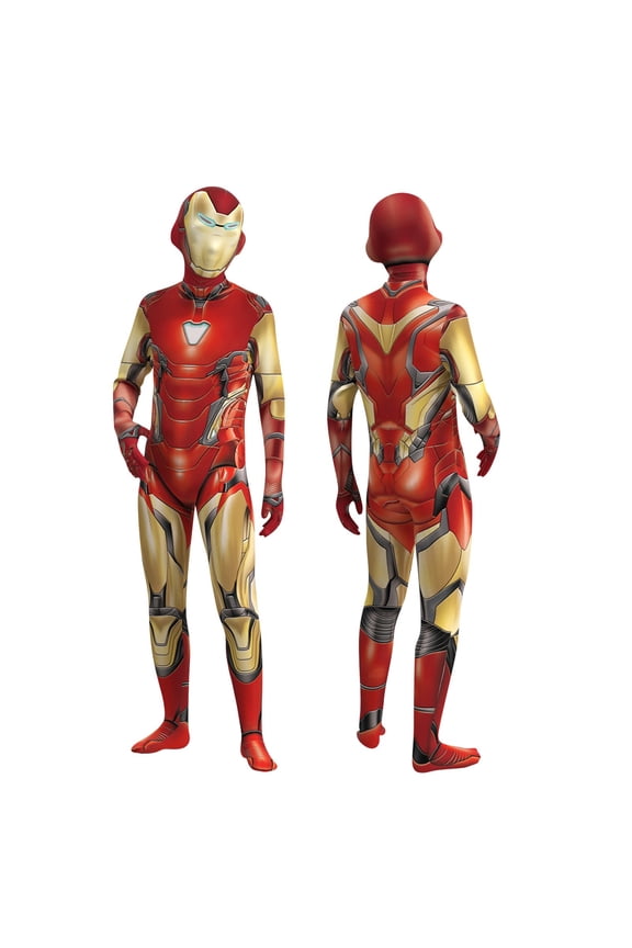 Multi Print Hero Jumpsuit Bundle, Superhero Cosplay Suits, Superhero Cosplay, Multi Pattern Full Body Stretch Zentai Costume Assorted Printed Hero Bodysuit With Integrated Full Face Mask, 120