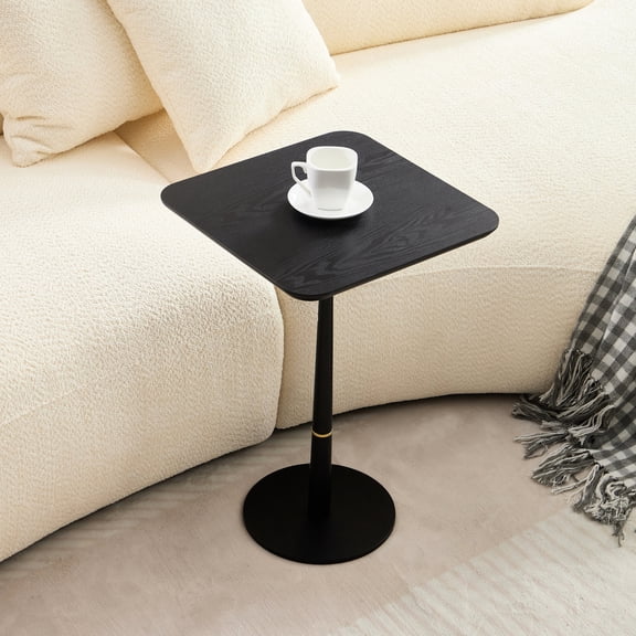 Multi - Processed Square MDF - Black Matte Finish - Family Dining Space - Easy to Assemble