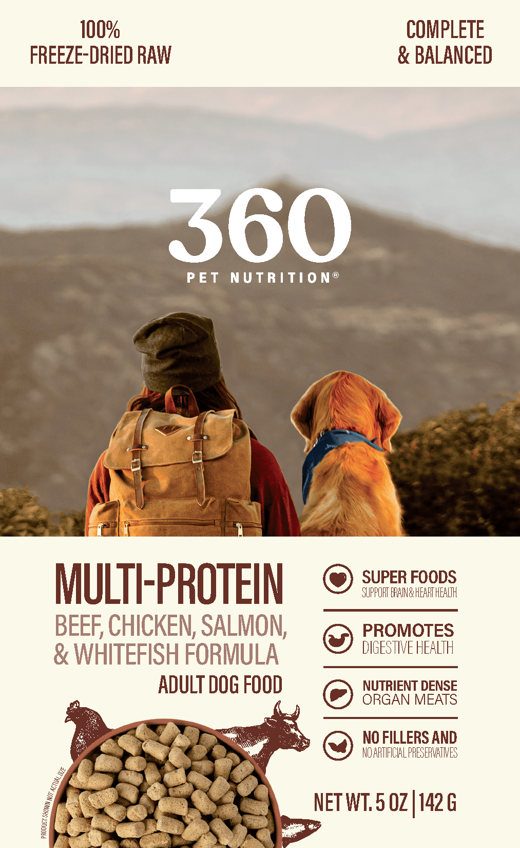 Multi-Protein Adult Freeze-Dried Raw Formula 5oz