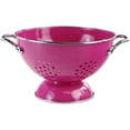 thumbnail image 1 of Multi-Purpose 1.5 Quart Colander/Strainer, Magenta, 1 of 4