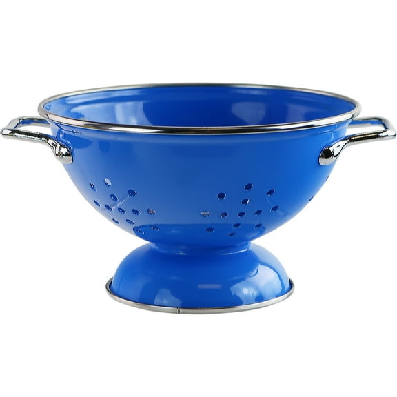 Multi-Purpose 1 Quart Colander/Strainer, Azure