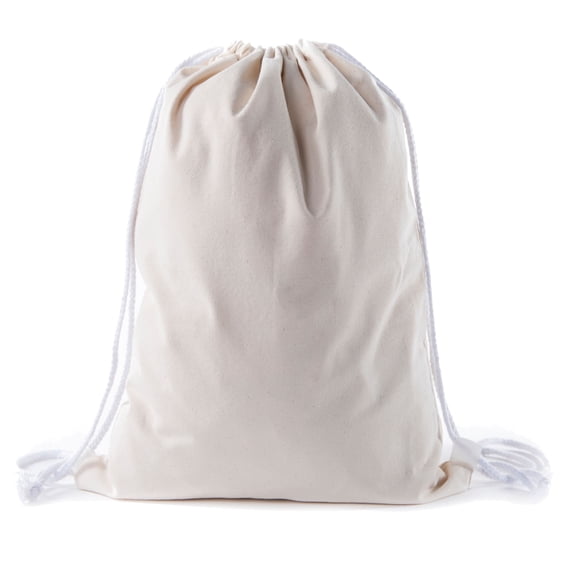 Multi-Purpose 100 % Cotton Canvas Drawstring Backpacks-Wholesale Heavy Duty Cotton Cinch Sacks -By Mato & Hash