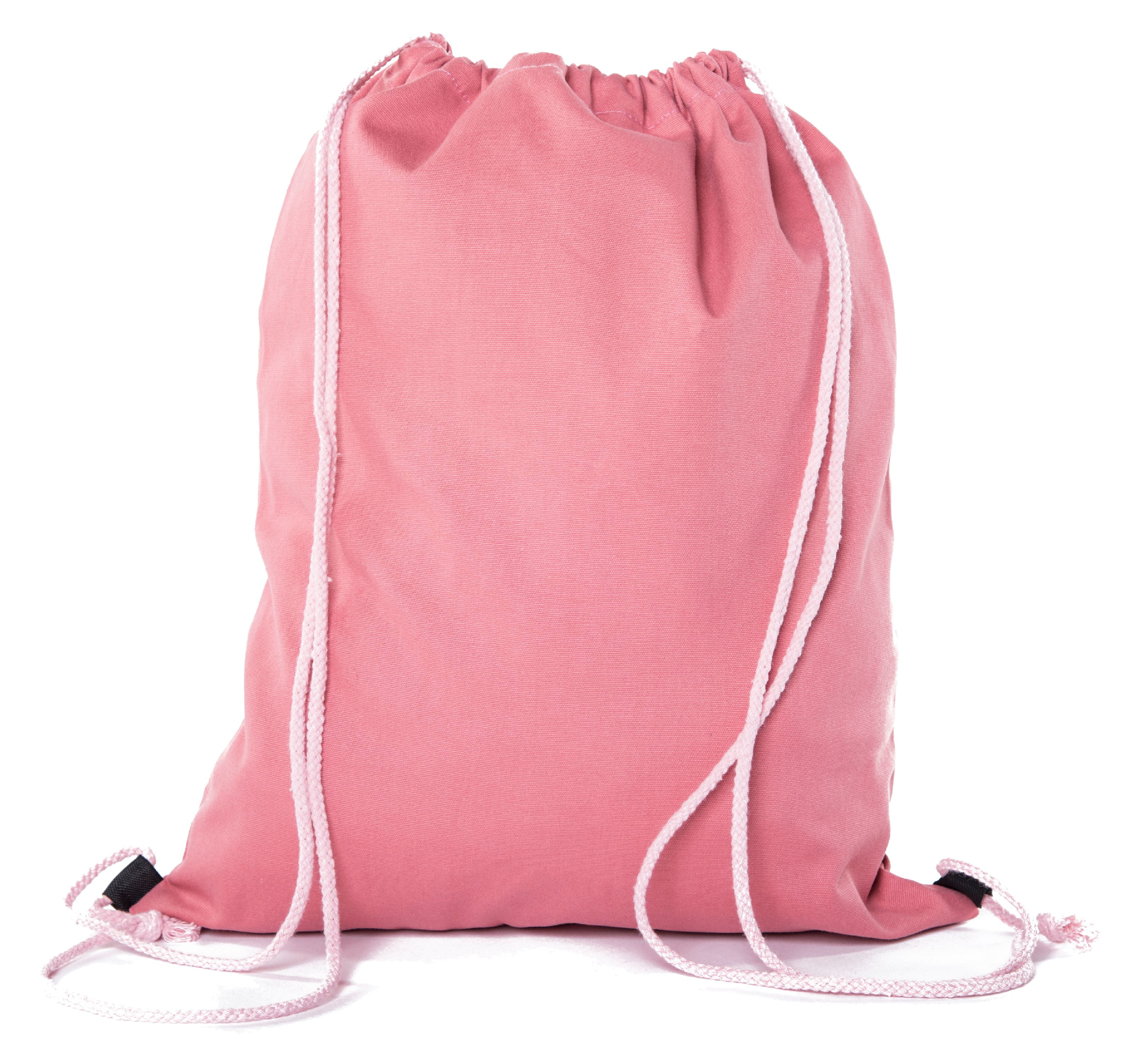 Multi-Purpose 100 Cotton Canvas Drawstring Backpacks-Wholesale