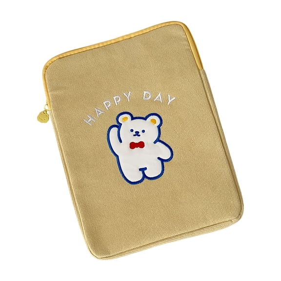 Multi Purpose 11Inch Tablet Organiser With Inner Compartment Soft Velvets Protective Sleeve