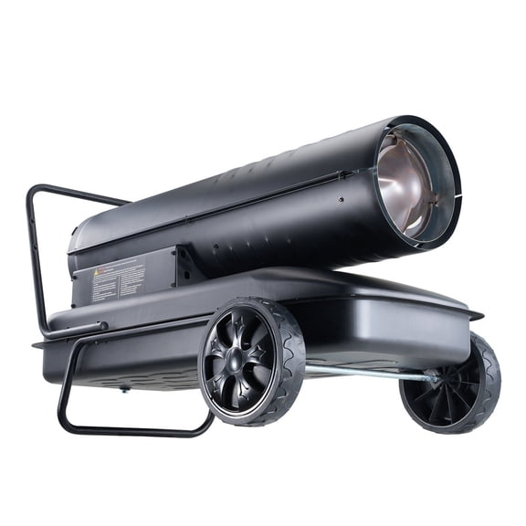 Multi-Purpose 175,000 BTU Kerosene Forced Air Heater, 13.2 Gal Fuel Tank - Portable Thermostat-Controlled Heater for Indoor/Outdoor Commercial Use