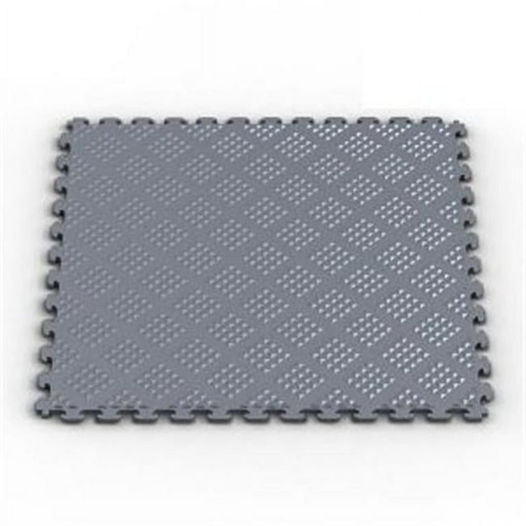 Norsk Multi-Purpose Black 18.3 in. x 18.3 in. PVC Garage Flooring Tile with Raised Diamond Pattern (6-Pieces) Norsk Multi-Purpose Black 18.3 in. x 18.3 in. PVC Garage Flooring Tile with Raised Diamond Pattern (6-Pieces)