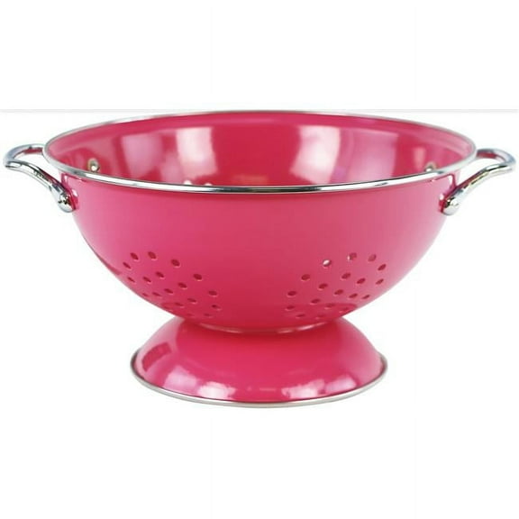 Multi-Purpose 3 Quart Colander/Strainer, Magenta