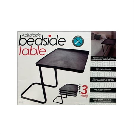 Multi-Purpose Adjustable Bedside Table -Pack of 2