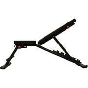 Multi-Purpose Adjustable Weight Bench with Wider Backrest/Seat and Easy Storage - 7 Position Ideal for Full Body Workout at Home Gym.