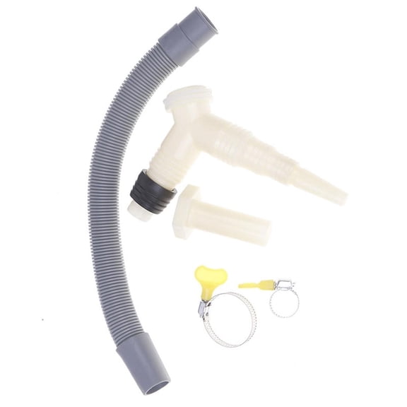 Multi Purpose Appliance Drainage Extension Tube Set Reinforced Component for Efficient Water Flows