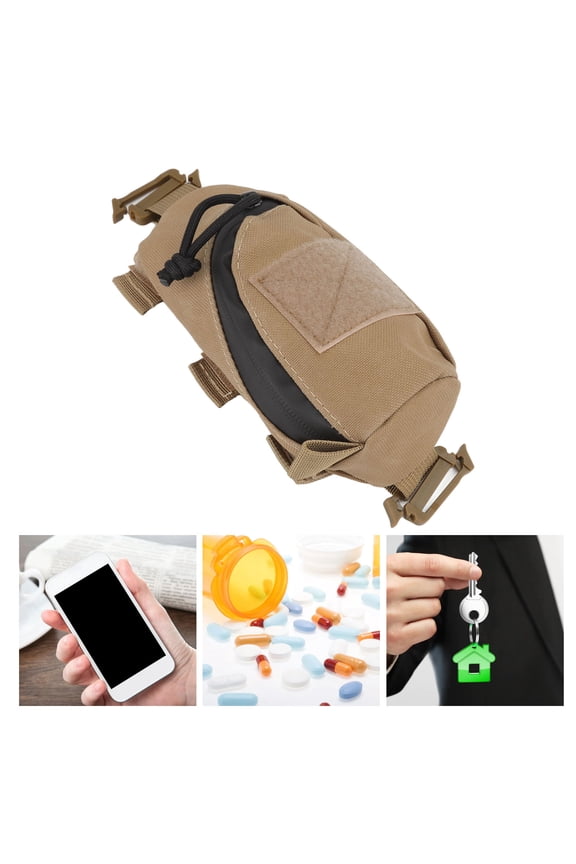 Multi,Purpose Backpack Accessory, Mesh Pocket For Phone, Medical Supplies, Keys Essential Gear