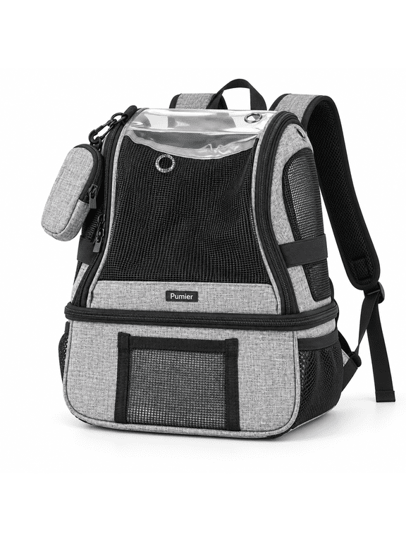 Multi-Purpose Backpack for Inogen One G3/G5/Rove 6 & Daily Use, Transparent Top & Mesh Ventilation, Adjustable Straps