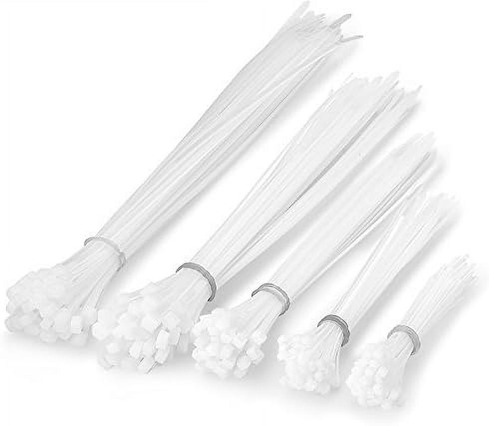 MultiPurpose Cable Ties Assorted Sizes 4" 6" 8" 10" 12" Inch Self