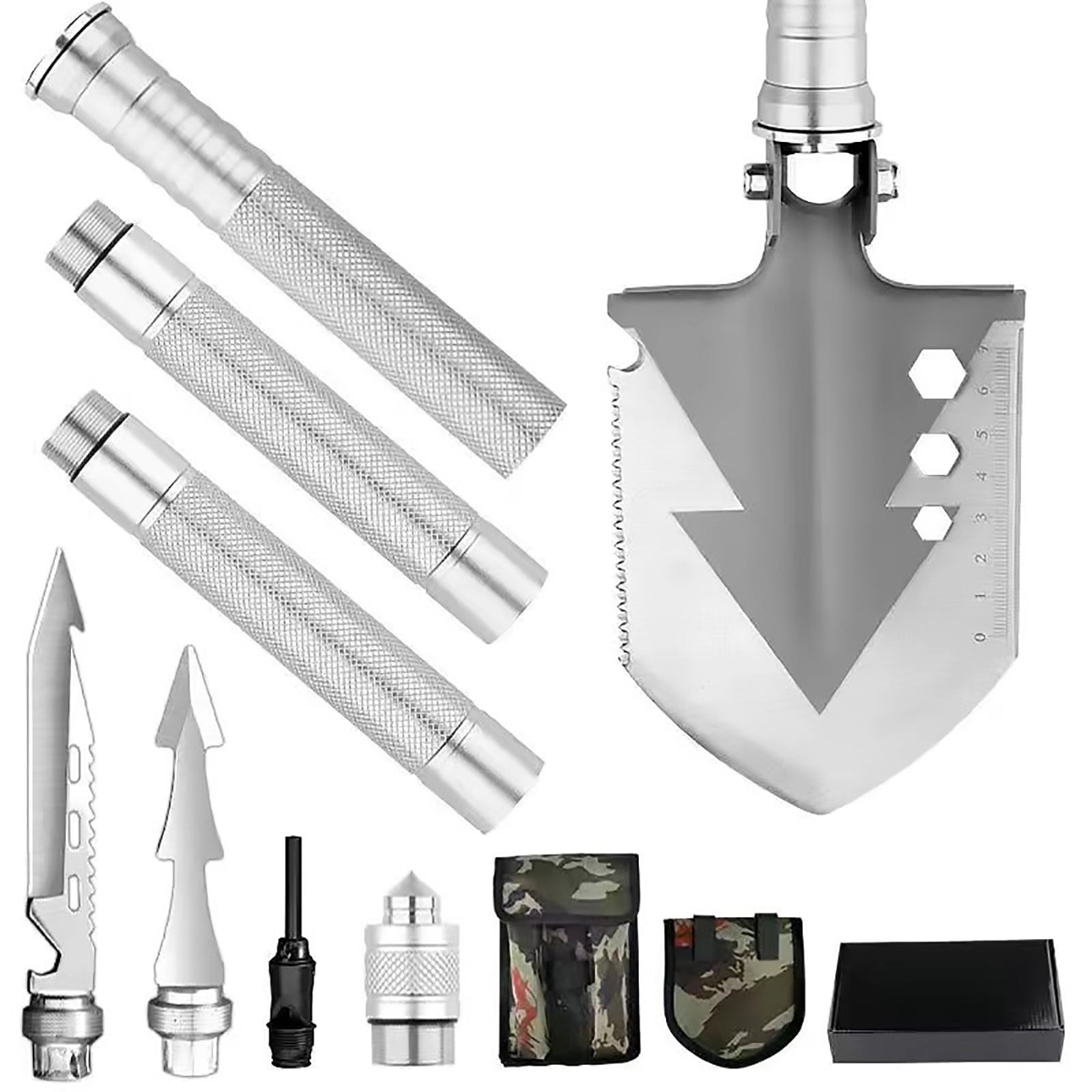 MultiPurpose Camping Survival Manganese Steel Multifunctional Engineer