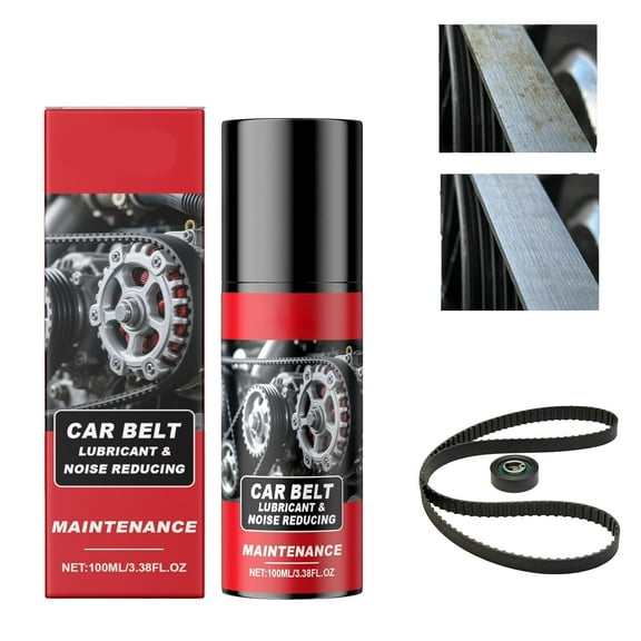 Multi Purpose Car Belt Lubricant, Automotive Dressing Spray for Noise Reduction & Anti-Slip, Long Lasting Engine Conditioner, Quick Dry Formula 100ml (Car Belt Lubricant *1pcs)