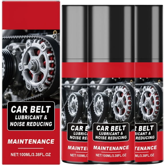 Multi Purpose Car Belt Lubricant Spray Noise Reducing Auto Maintenance Agent, 1 to 3 Pack