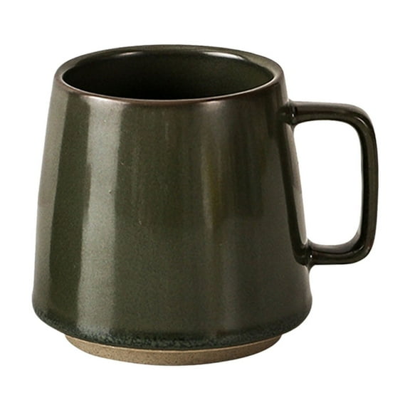 Multi-Purpose Ceramic Coffee & Tea Mug, Home Insulated Cup with Comfortable Easy-Grip Handle