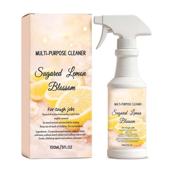 Multi Purpose Cleaner, 150ml Strong Cleaning Power for Home Surfaces, All Effect Spray for Kitchen Bathroom Furniture