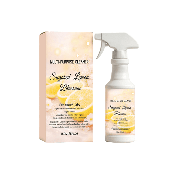 Multi Purpose Cleaner Gentle Cleaning Solution for Kitchen Tiles Stains Grease Effective Surface Cleaner 150ml Liquid Spray Bottle