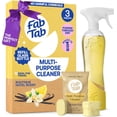 thumbnail image 1 of FabTab Multi-Purpose Cleaner Tablets with Refillable Glass Bottle Spray, Chemical-Free, 3 Count, 1 of 10