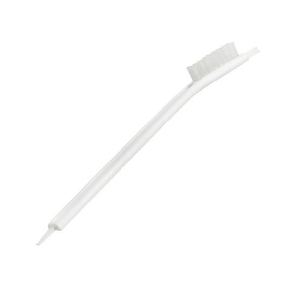 Multi-Purpose Cleaning Brush - Small Crevice Brush for Juicer, Toaster, Soy Milk Maker & Electronics, Soft Bristles, 10.23" Long, White