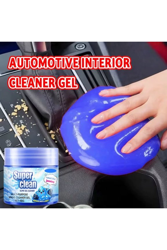 Multi-Purpose Cleaning Gel & Dirt Remover, Deep Cleaner for Car Vents, Keyboards, Electronics & Home Surfaces, Lint-Free Dust Sticky Jelly, Reusable & Easy to Use